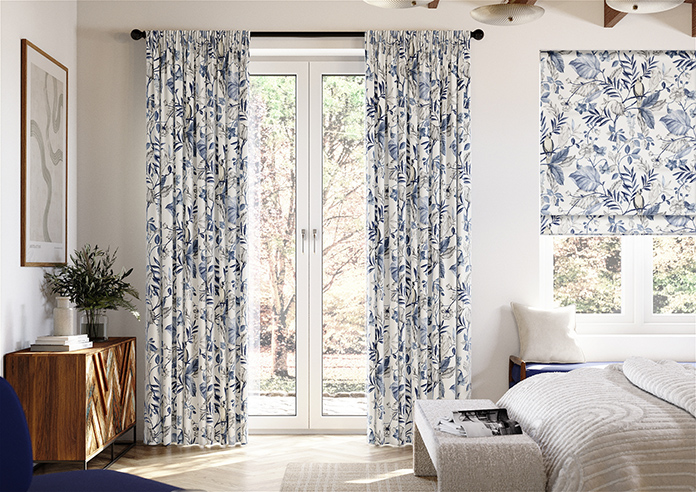Iquitos, Indigo - Made to Measure Curtains - Image 3